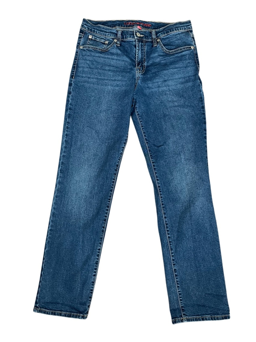 Lucky Brand Sweet Relaxed Straight Jean Mid-Rise Size 10